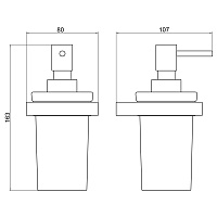 Timo Petruma Дозатор подвесной, цвет: золото матовое 15239/17