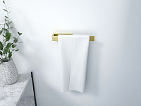 Timo Petruma Полотенцедержатель подвесной, цвет: золото матовое 15250/17