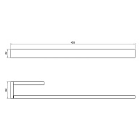 Timo Petruma Полотенцедержатель подвесной, цвет: хром 15251/00