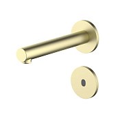 Timo Saona Смеситель для раковины сенсорный встраиваемый, излив 20,3 см, цвет: золото мат. 2373/17SM