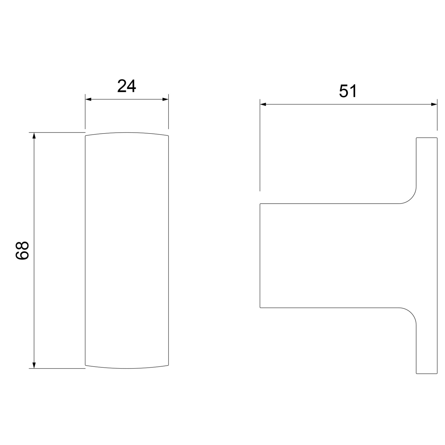 Timo Torne Крючок подвесной, цвет: хром 43011/00