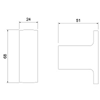 Timo Torne Крючок подвесной, цвет: хром 43011/00