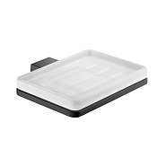 Timo Torne Мыльница со стеклянной чашей, подвесная, цвет: черный матовый 43022/03