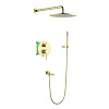 Timo Saona Душевой комплект встраиваемый, цвет: золото матовое SX-2379/17SM