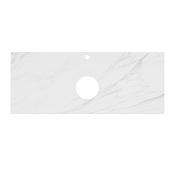 Kerama Marazzi Plaza Столешница для накладных раковин 117x48x1,1h см, цвет: белый PL1.SG507100R.120