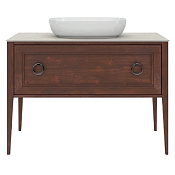 Kerama Marazzi Plaza Classic Тумба под раковину 120x48x81h см, цвет: орех PL.C.120.1+1\NUT