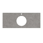 Kerama Marazzi Plaza Столешница для накладных раковин 117x48x1,1h см, цвет: серый PL5.DL500900R.120