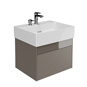 Kerama Marazzi Logica Тумба под раковину подвесная с подсветкой 70x48x40,3h см, бежевый LO.70.2.SAN