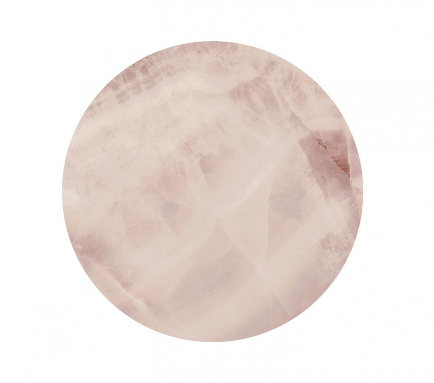 Kerama Marazzi Cono Полка круглая для консоли 43x43x1,1h см, цвет: розовый CO4.SG567602R.431