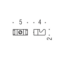 Colombo Design Complementi Держатель для скребка подвесной, цвет: chrome B9639.CR