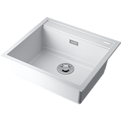 Omoikiri Kitagawa 57-WH Кухонная мойка Artceramic 57x51 см, цвет: белый 4993303