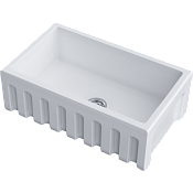 Omoikiri Mikura 76-WH Кухонная мойка Natceramic 76x46 см, цвет: белый 4997074