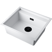 Omoikiri Sintesi 57-WH Кухонная мойка Artceramic 57x50 см, цвет: белый 4997141