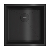 Omoikiri Taki 44-U/IF-GB Кухонная мойка нерж. сталь 44x44 см, цвет: графит 4997017