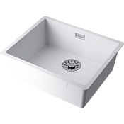 Omoikiri Yamakawa 55-Integra-WH Кухонная мойка Artceramic 55,6x45,6 см, цвет: белый 4997265