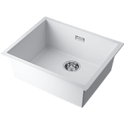 Omoikiri Yamakawa 55T-U/I-WH Кухонная мойка Tetogranit 55,6x45,6 см, цвет: белый 4993431