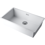 Omoikiri Yamakawa 75-Integra-WH Кухонная мойка Artceramic 75,6x45,6 см, цвет: белый 4997277