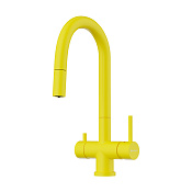 Omoikiri Akita-S-SL Смеситель для кухни с гибким изливом и подкл. фильтра, Sicilian Lemon 4994440