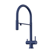 Omoikiri Kanto-IB Смеситель для кухни с гибким изливом и возм. подкл. фильтр, Indigo Blue 4994427