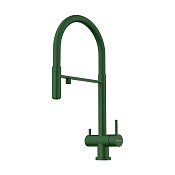Omoikiri Kanto-RG Смеситель для кухни с гибким изливом и возм. подкл. фильтр, Royal Green 4994426