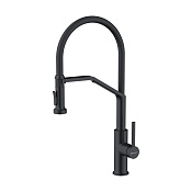 Omoikiri Makkari 2 Plus-SB-GB-BL Смеситель для кухни с гибким изл. и подкл. фил., графит/ч. 4994495