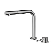 Omoikiri Nara-S-BN Смеситель для кухни с гибким изливом, цвет: нержавеющая сталь 4994329