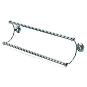 Burlington Classic Полотенцедержатель двойной 66 см, подвесной, цвет: хром глянцевый A17 CHR