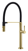 Boheme Uno Смеситель для кухни без возм. подключения фильтра, длина излива 22,5 см, цвет: matt gold 114-MG