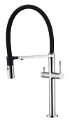 Boheme Uno Смеситель для кухни с возм. подключения фильтра, длина излива 22 см, цвет: chrome 115-CR