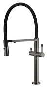 Boheme Uno Смеситель для кухни с возм. подключения фильтра, длина излива 22 см, цвет: gun metall 115-GM