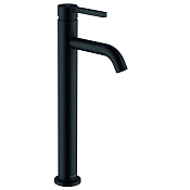 Kludi Nova Fonte Pura Смеситель для раковины, без д/к, высота излива 24 см, цвет: черный мат. 202983915