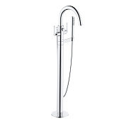 Kludi Nova Fonte Puristic Смеситель для ванны и душа напольный, высота излива 91,5 см, цвет: хром 205900515