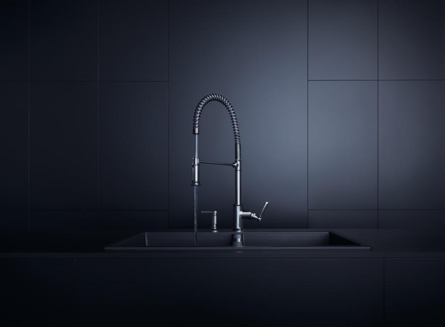Hansgrohe Montreux Смеситель для кухни с выдвижным изливом, цвет: хром 16582800