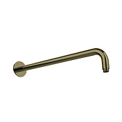 Almar Round Кронштейн для верхнего душа настенный 42 см, цвет: brushed high brass E021115.HB