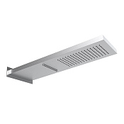 Almar Smart Верхний душ с кронштейном настенным 53,7х19,2 см, 2 режима, цвет: mirror stainless steel E044199.MS