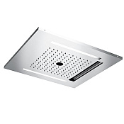 Almar Square 500 Потолочный душ 49,6х49,6 см, встраиваемый, 3 режима, цвет: brushed stainless steel E044259.BS