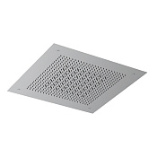 Almar Velvet 380 Потолочный душ 38х38 см, встраиваемый, 2 режима, цвет: brushed stainless steel E044282.BS