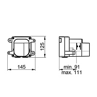 Almar High Flow Термостат для душа, внутренняя часть, внутренняя часть E174501