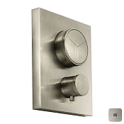 Almar Core Square Термостат для душа, внешняя часть на 3 потребителя, цвет: nickel brushed E176683.NB