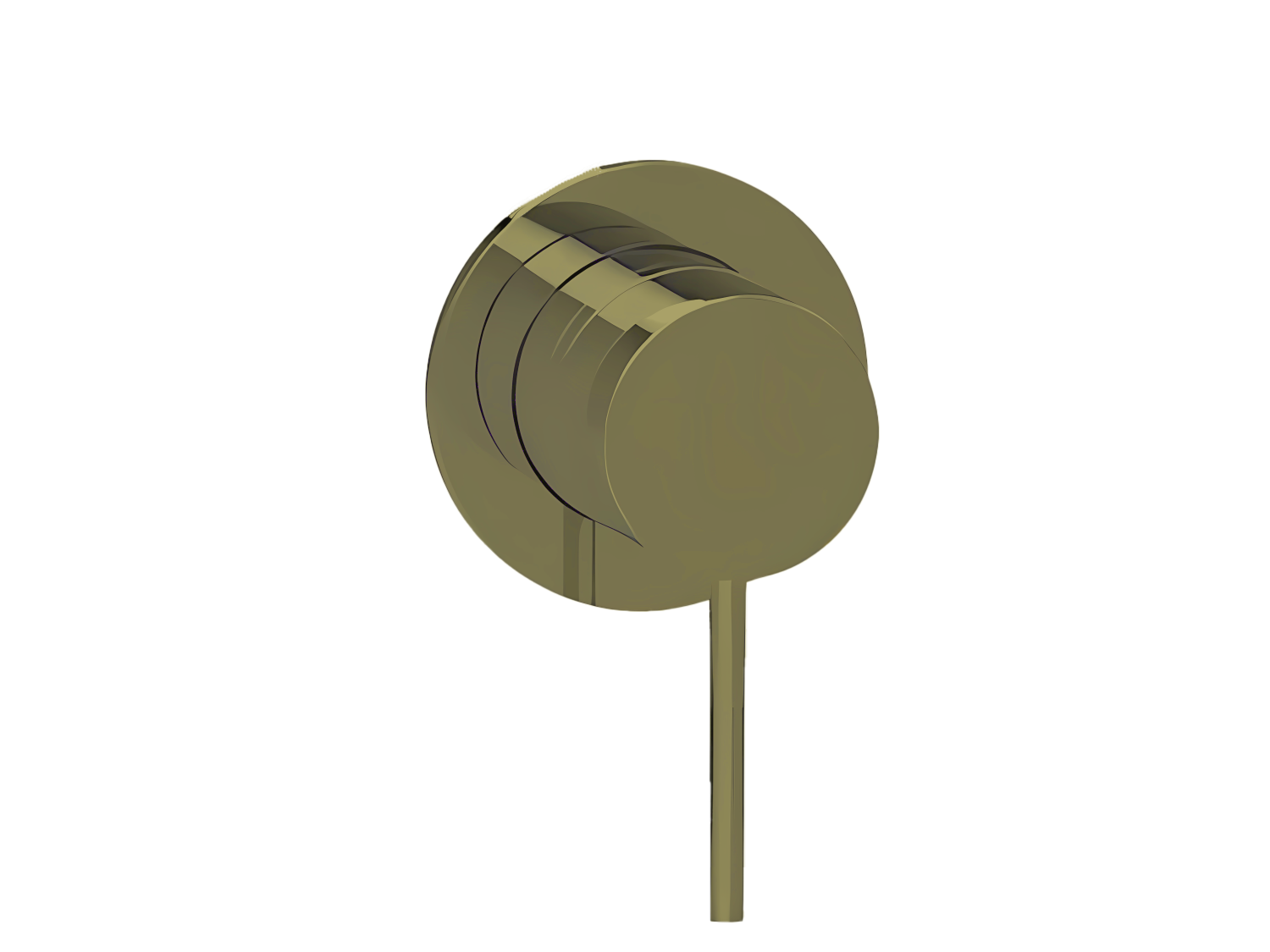 Almar Modular Round Смеситель для душа, внешняя часть на 1 потребитель, цвет: brushed high brass E180140.HB