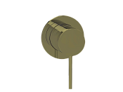 Almar Modular Round Смеситель для душа, внешняя часть на 1 потребитель, цвет: brushed high brass E180140.HB