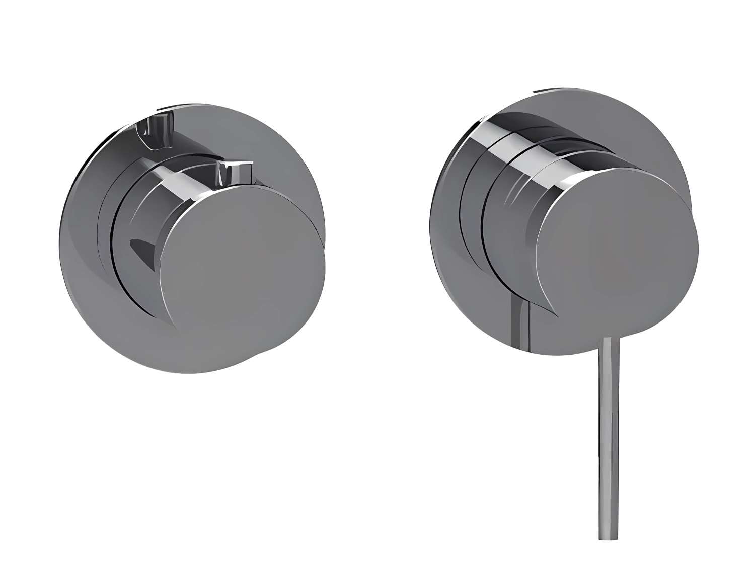 Almar Modular Round Смеситель для душа, внешняя часть на 2 потребителя, цвет: chrome E180141.CR