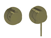 Almar Modular Round Смеситель для душа, внешняя часть на 2 потребителя, цвет: brushed high brass E180141.HB