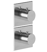 Almar Modular Square Термостат для душа, внешняя часть на 2 потребителя, цвет: chrome E180182.CR