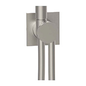 Almar Modular Square Шланговое подключение для лейки с держателем, цвет: brushed stainless steel E192001.316