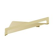 Almar Accessories Полка угловая 21,6х21,6 см, цвет: brushed high brass E300002.HB
