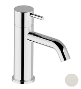 Cisal Less New Смеситель для раковины, без донного клапана, длина излива 12 см, цвет: snow white LN0005404Q