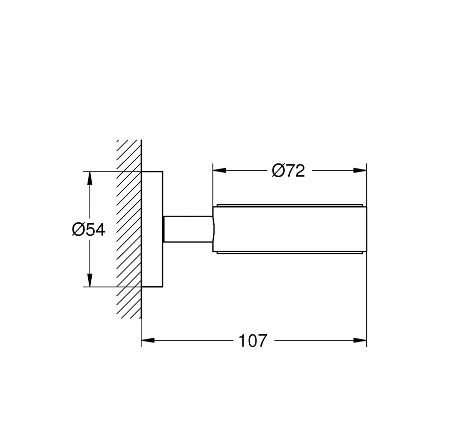 Grohe Essentials Держатель для аксессуаров, цвет: никель глянец 40369BE1