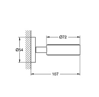 Grohe Essentials Держатель для аксессуаров, цвет: никель глянец 40369BE1