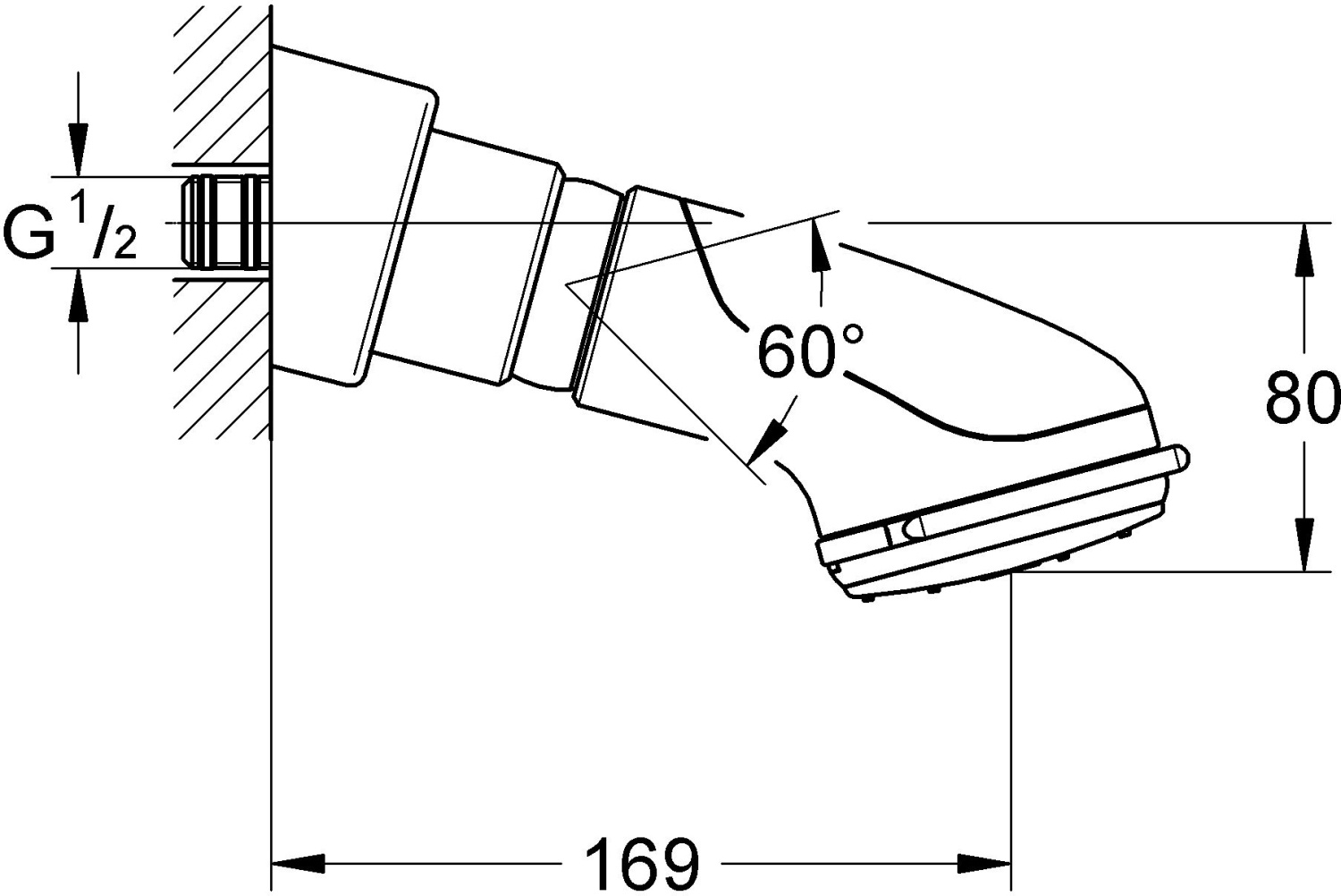 Grohe Relexa Plus Верхний душ, цвет: хром 28190000